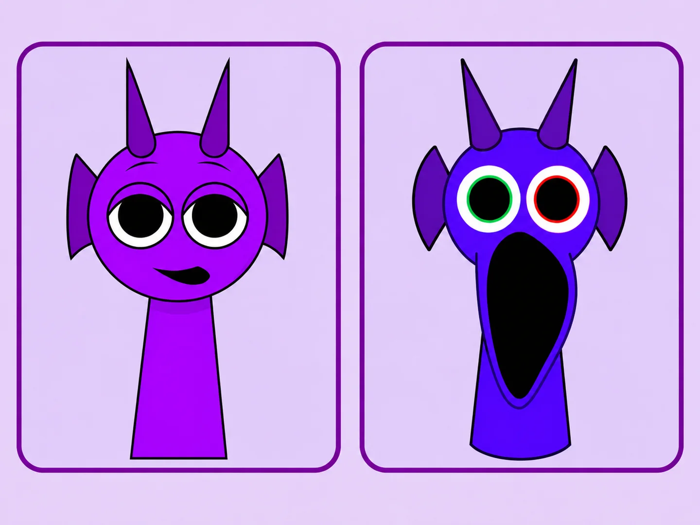 Sprunki OC creator scene with a colorful music character, beatbox icons, glowing stage lights, playful horror-phase details, and a bold rhythm-game look