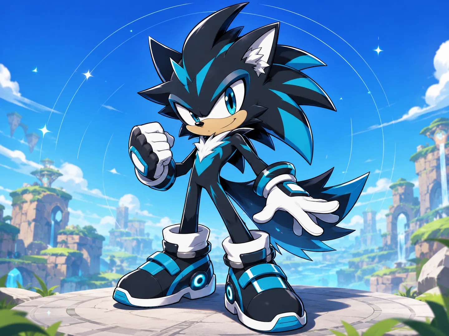 Why Use an AI Sonic OC Maker Instead of Drawing from Scratch? example