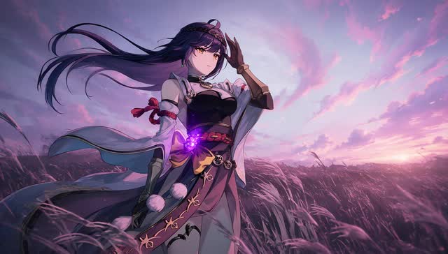 AI-generated OC animation example with cinematic movement