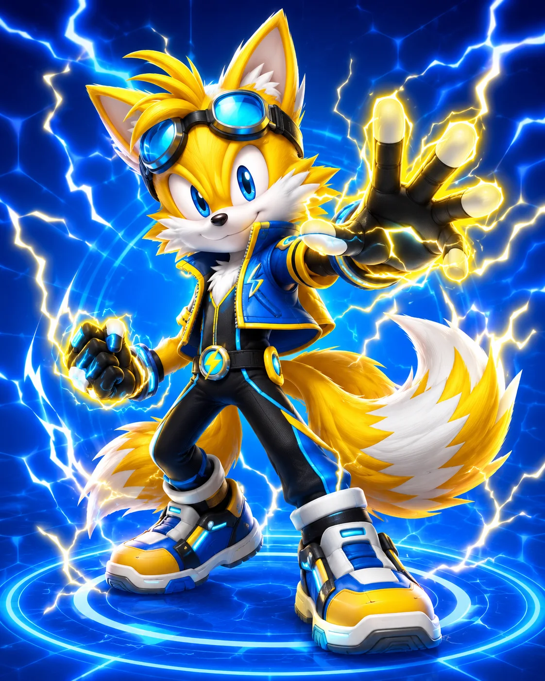 Volt Fox Sonic OC maker example