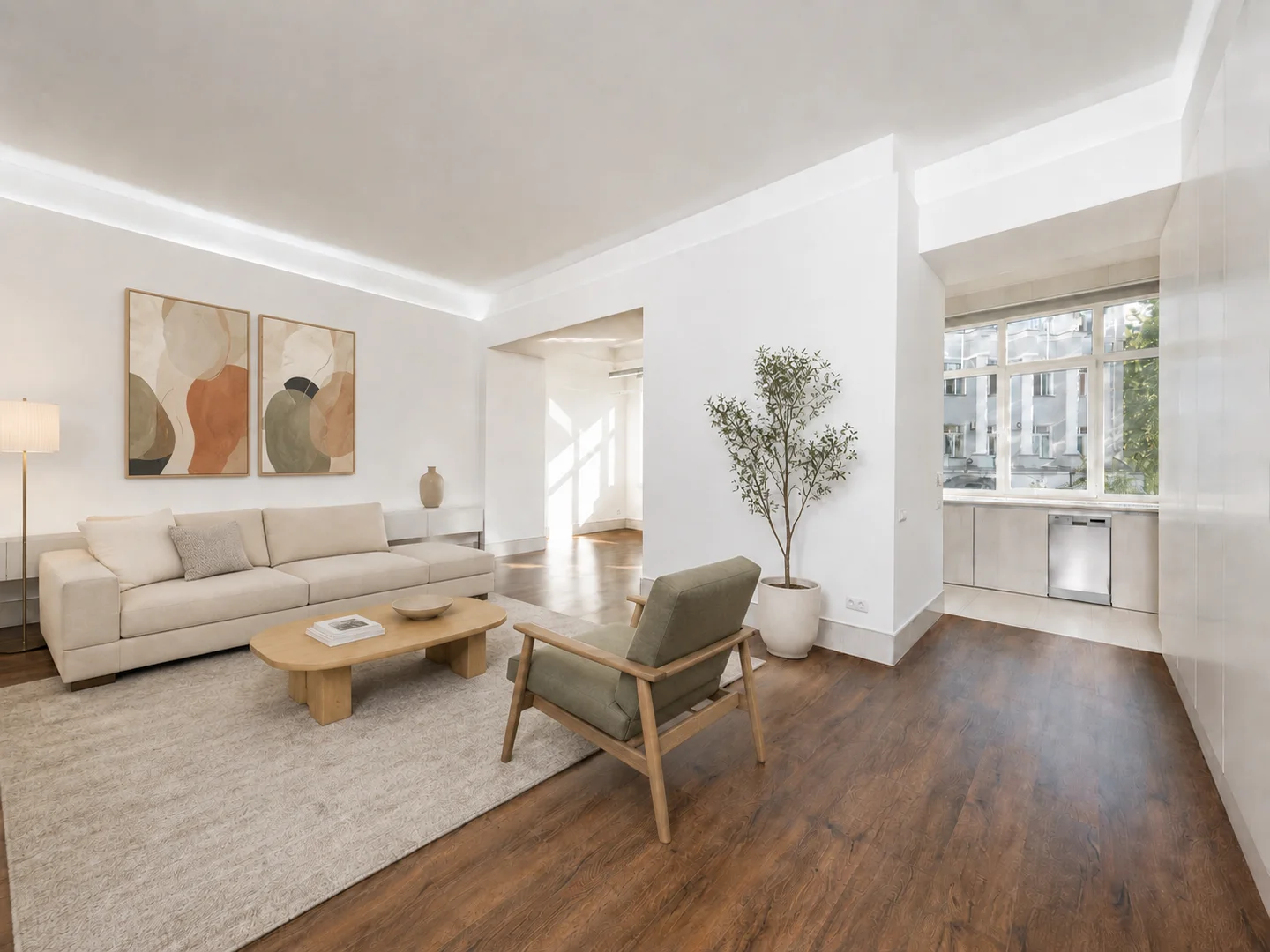 Modern living room interior design