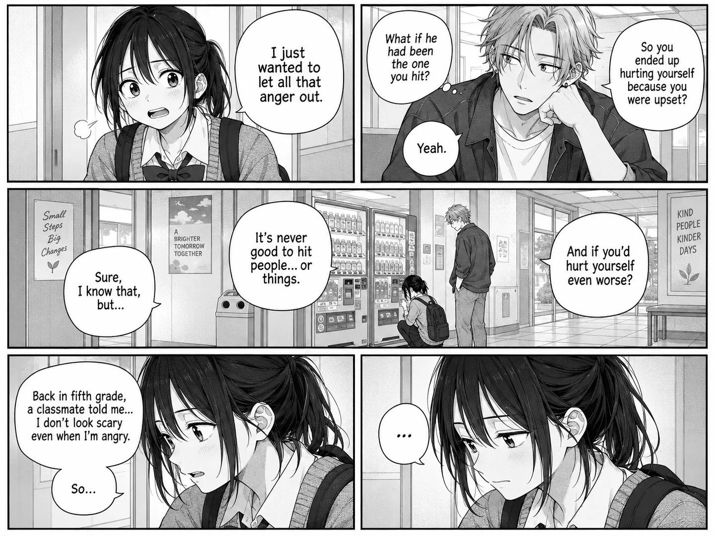The Lunchbox Mystery AI-generated manga page