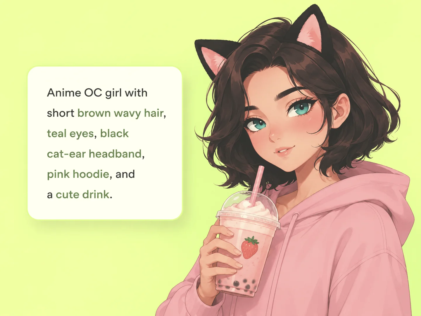 Prompt-Accurate OC creation example