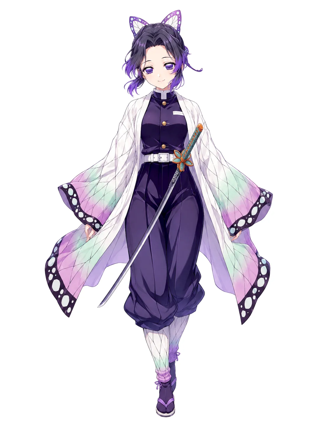 Shinobu Kocho AI image example created with Try OC Maker