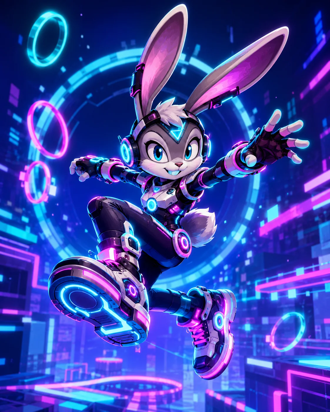 Cyber Byte Sonic OC maker example