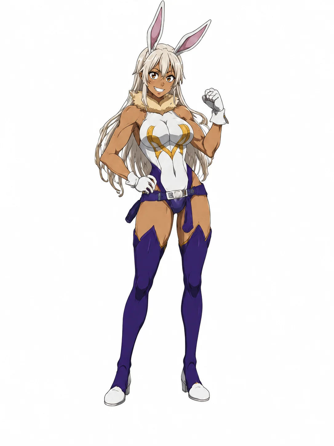 Mirko the rabbit hero from My Hero Academia