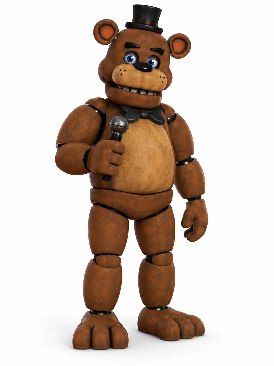 Freddy Fazbear from Five Nights at Freddy's in his standard black top hat and bow tie